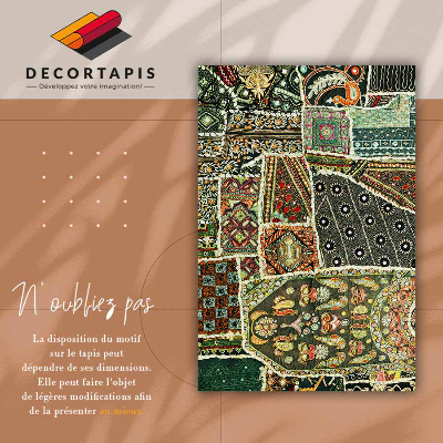 Tapete de vinil Patchwork de estilo turco