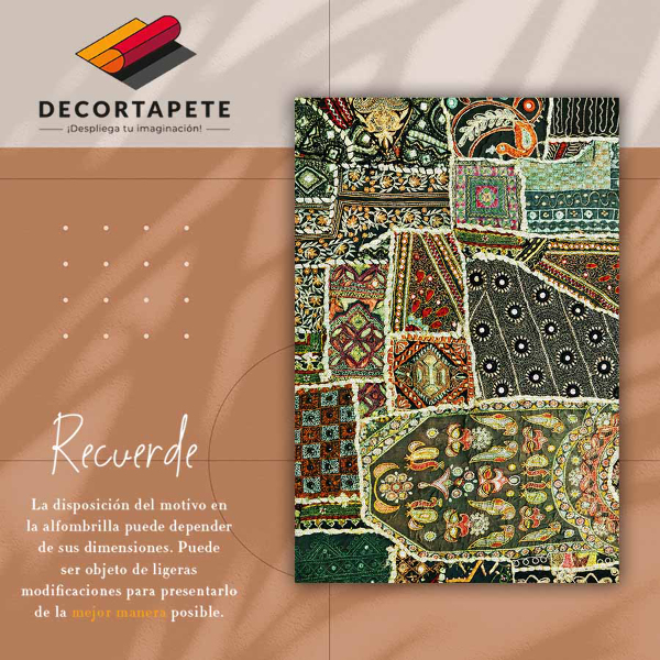 Tapete de vinil Patchwork de estilo turco