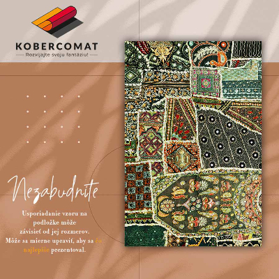 Tapete de vinil Patchwork de estilo turco