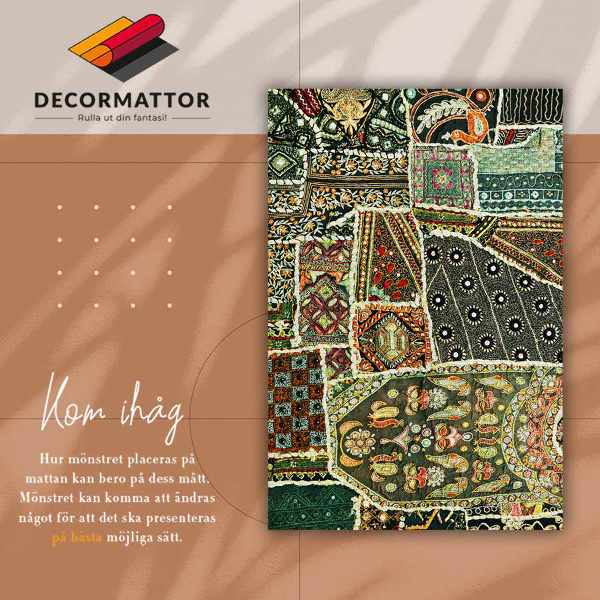 Tapete de vinil Patchwork de estilo turco