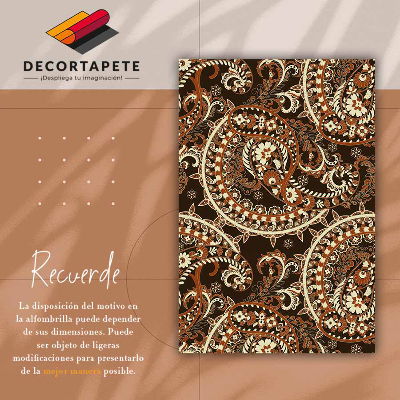 Tapete vinílico Paisley retrô