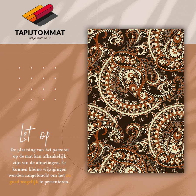 Tapete vinílico Paisley retrô