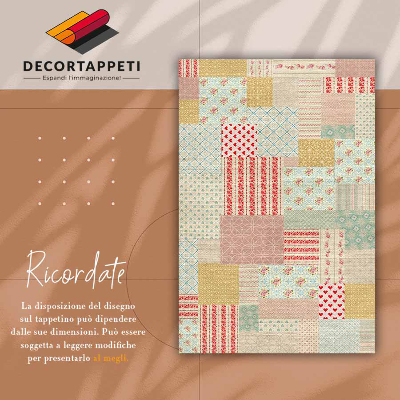 Tapete de vinil Patchwork colorido