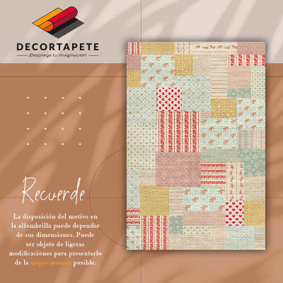 Tapete de vinil Patchwork colorido