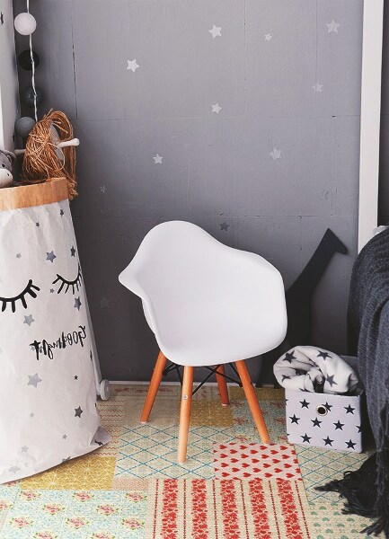 Tapete de vinil Patchwork colorido