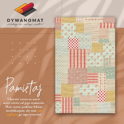 Tapete de vinil Patchwork colorido