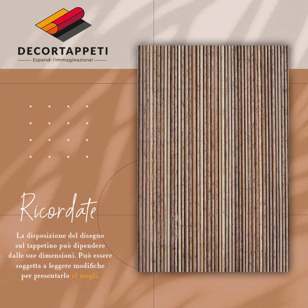 Tapete vinílico Esteira de bambu