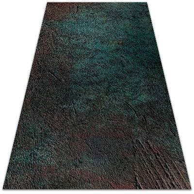 Tapete de vinil Concreto verde-marrom