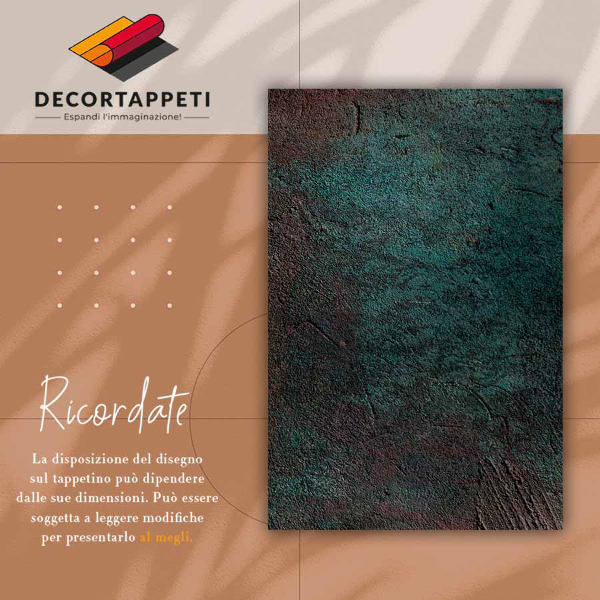 Tapete de vinil Concreto verde-marrom