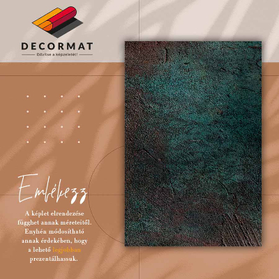 Tapete de vinil Concreto verde-marrom