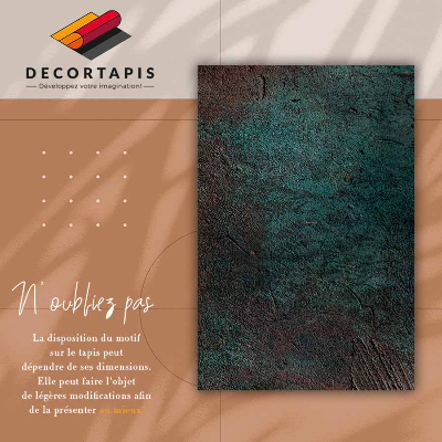Tapete de vinil Concreto verde-marrom