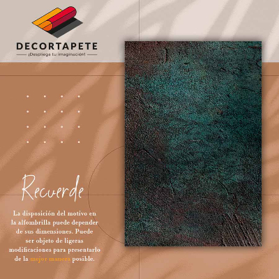 Tapete de vinil Concreto verde-marrom