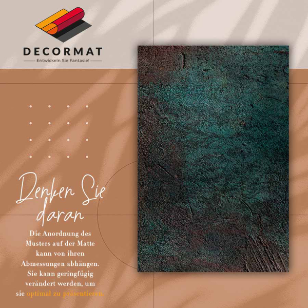 Tapete de vinil Concreto verde-marrom