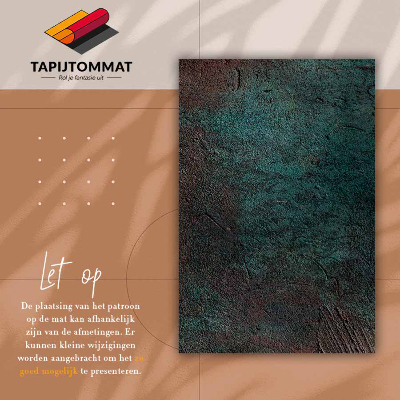 Tapete de vinil Concreto verde-marrom