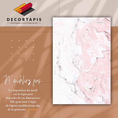 Tapete vinílico Mármore branco e rosa