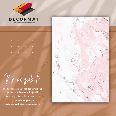 Tapete vinílico Mármore branco e rosa