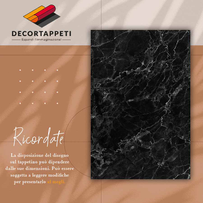 Tapete de vinil Mármore preto