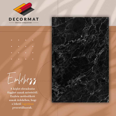 Tapete de vinil Mármore preto