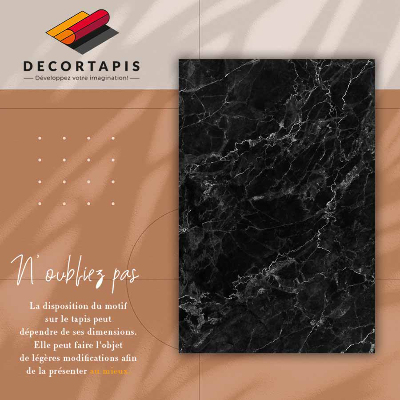 Tapete de vinil Mármore preto
