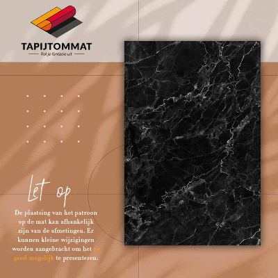 Tapete de vinil Mármore preto