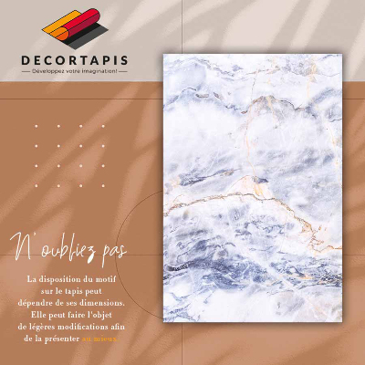 Tapete de vinil Rachaduras douradas de mármore