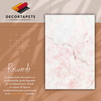 Tapete vinílico Pedra branca e rosa