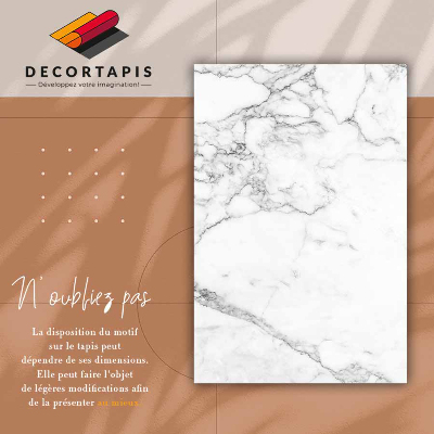 Tapete de vinil Textura de mármore preto e branco