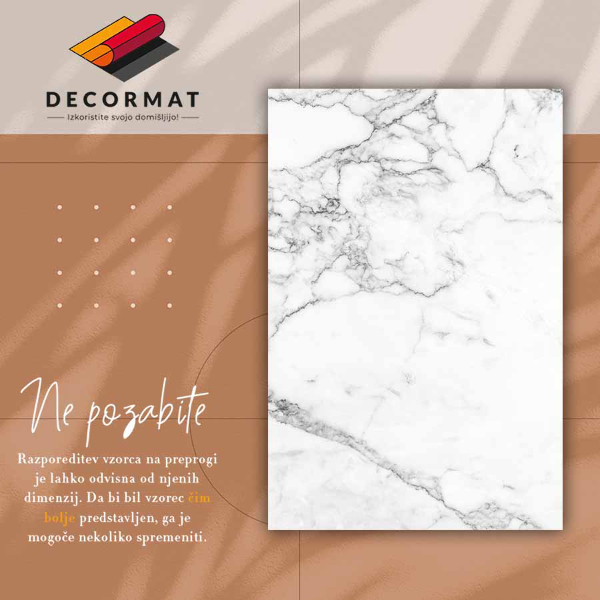 Tapete de vinil Textura de mármore preto e branco