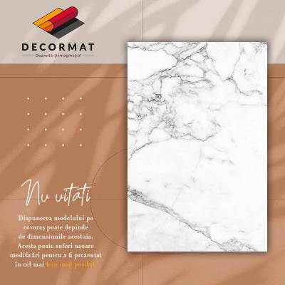Tapete de vinil Textura de mármore preto e branco