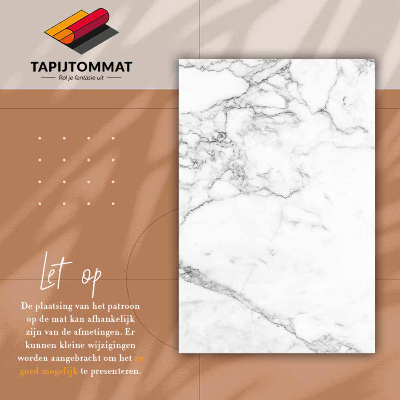 Tapete de vinil Textura de mármore preto e branco