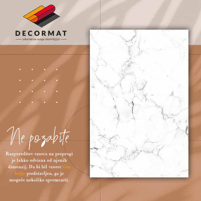 Tapete de vinil Mármore preto e branco