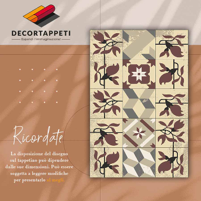 Tapete de vinil Azulejos de magnólia