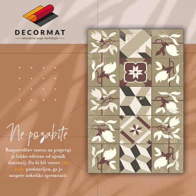 Tapete vinílico Azulejos de magnólia