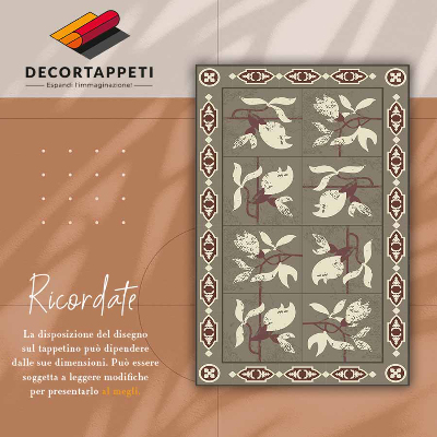 Tapete de vinil Azulejos de magnólia