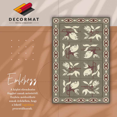 Tapete de vinil Azulejos de magnólia
