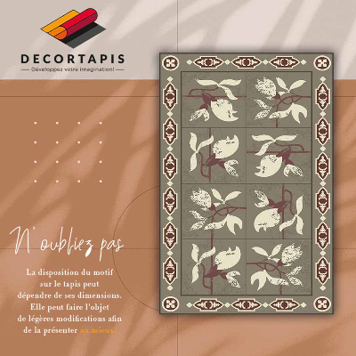 Tapete de vinil Azulejos de magnólia
