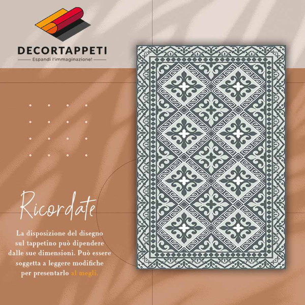 Tapete de vinil Padrão de flores geométricas