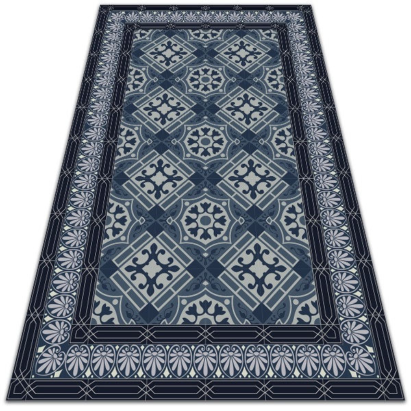 Tapete de vinil Talavera azul marinho