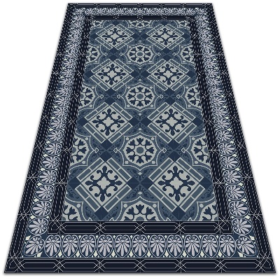 Tapete de vinil Talavera azul marinho