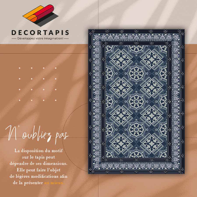 Tapete de vinil Talavera azul marinho