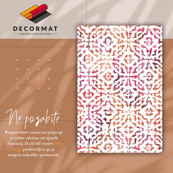 Tapete vinílico Círculos e losangos