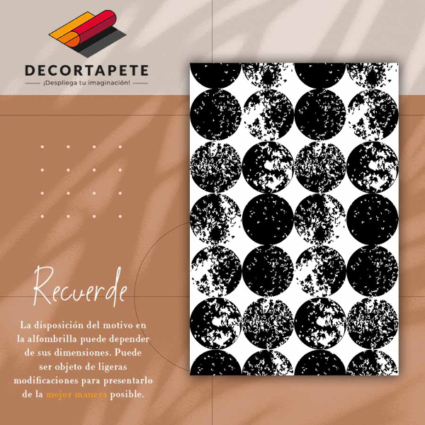 Tapete vinílico Rodas pretas