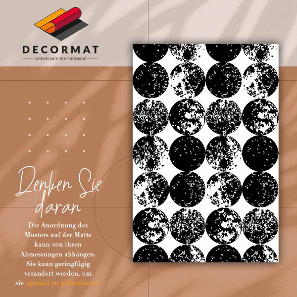 Tapete vinílico Rodas pretas