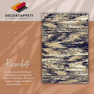 Tapete de vinil Listras amarelas retrô