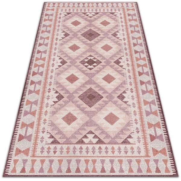 Tapete de vinil Losangos rosa claro