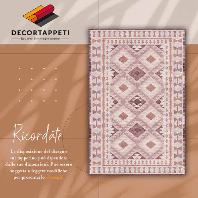 Tapete de vinil Losangos rosa claro