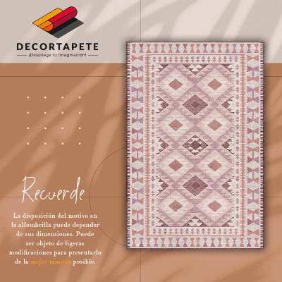 Tapete de vinil Losangos rosa claro