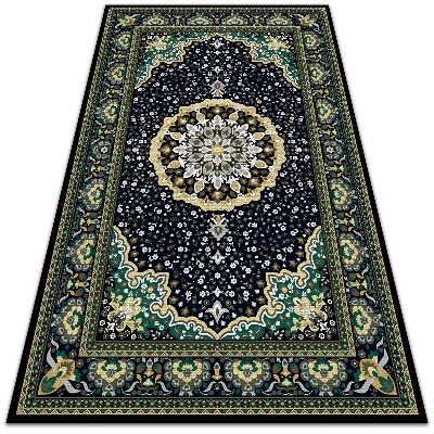 Tapete vinílico Mandala dourada