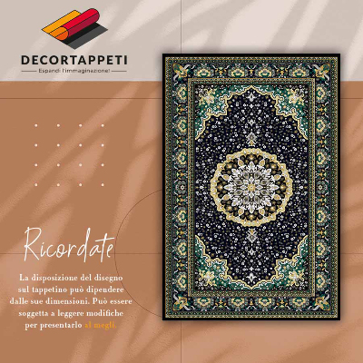 Tapete vinílico Mandala dourada