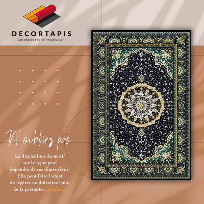 Tapete vinílico Mandala dourada